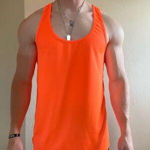 Men's Orange Tank Top BRAND NEW